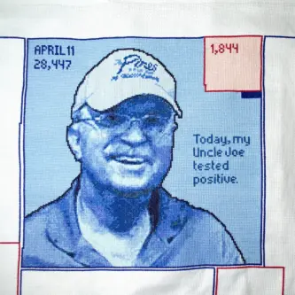 Portrait of Schulte's uncle, Joe, who died of COVID-19 on April 13, 2020.